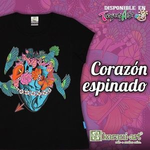 Corazon Espinado Karani art t-shirt
